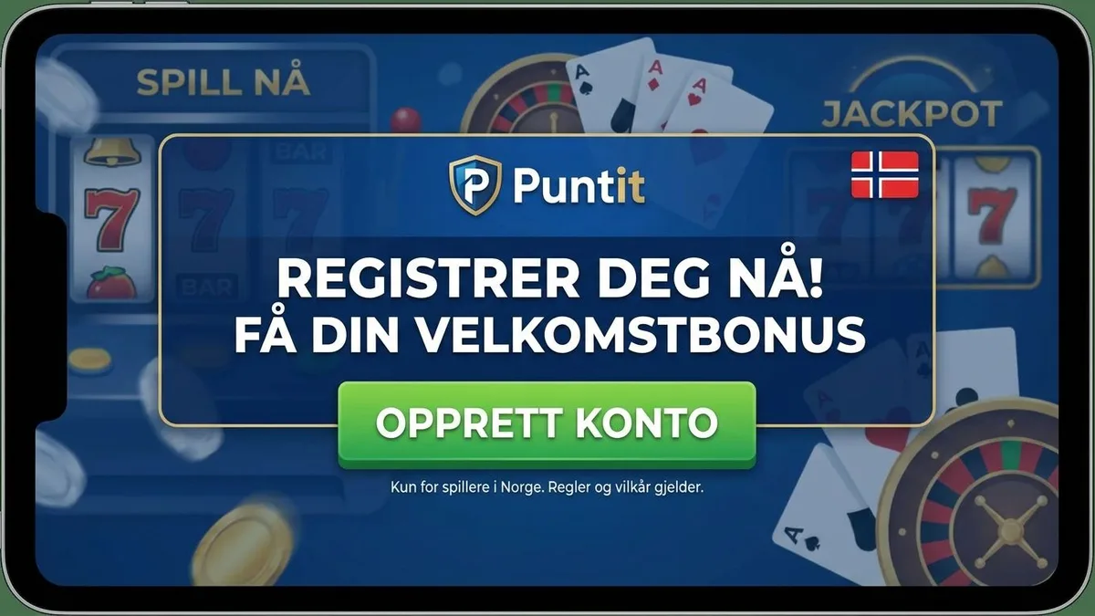 Registrer deg med bonus